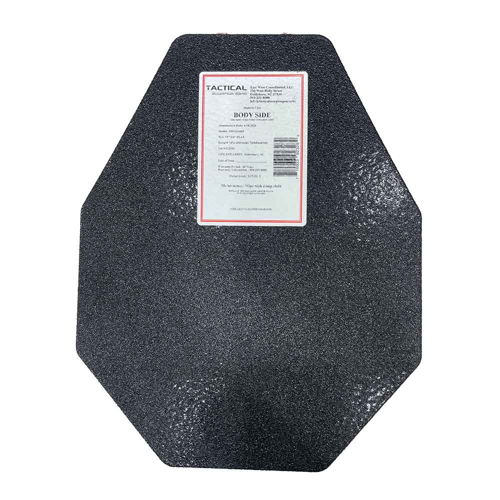 Level 4 Plates for bullet resistant vest curved and flat