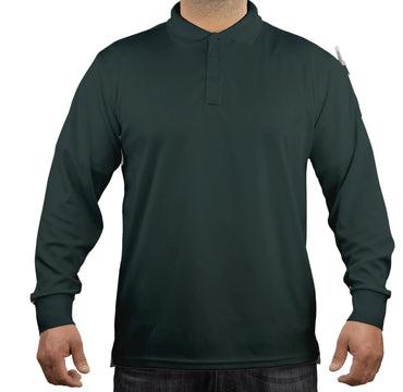 Poly/Cotton Tactical Performance Long Sleeve Polo Shirt