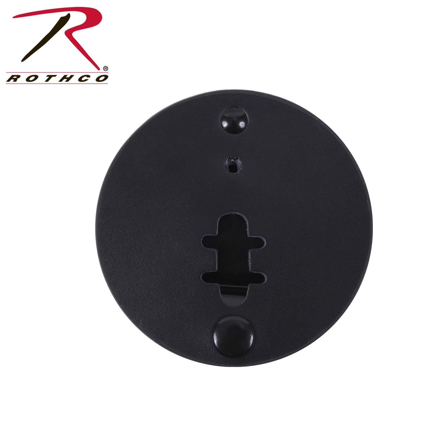 Round Leather Clip On Badge Holder