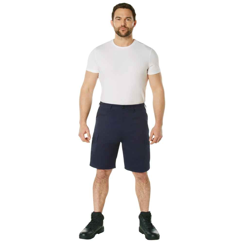 Rothco Tactical BDU Shorts With Two Sizable Side Cargo Pockets blue color