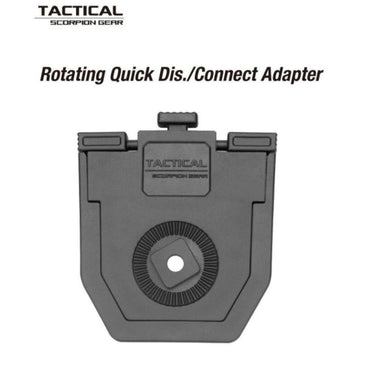 Tactical Scorpion Gear Polymer Snap to Click Quick Install Mount Rotating