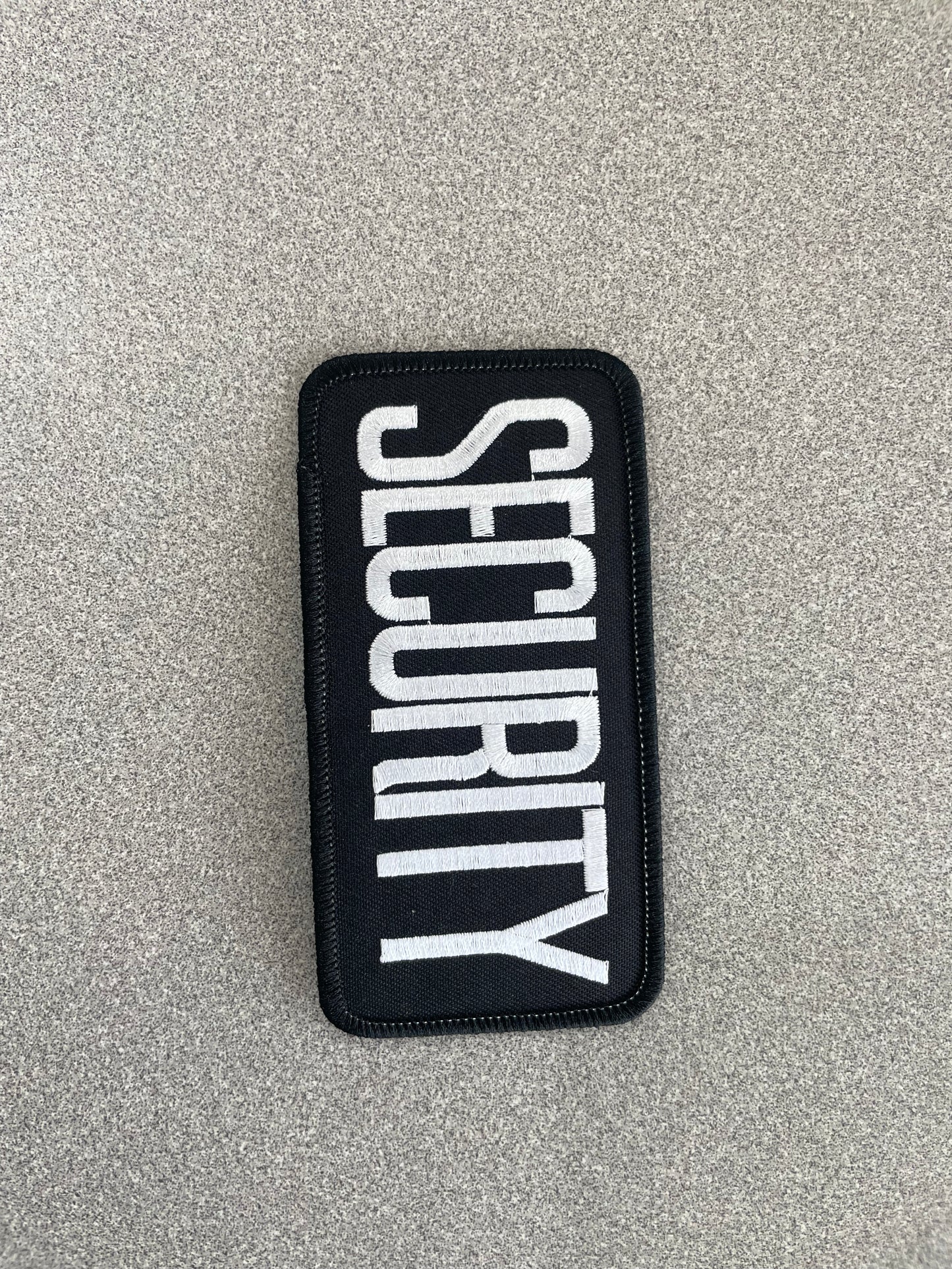 Pocket top Patches 4 x 2 inches various text