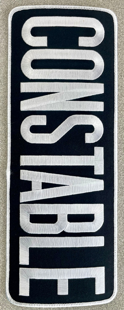 Police X Large Patch Lettering 4” x 11”
