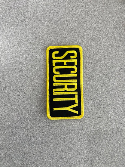 Pocket top Patches 4 x 2 inches various text