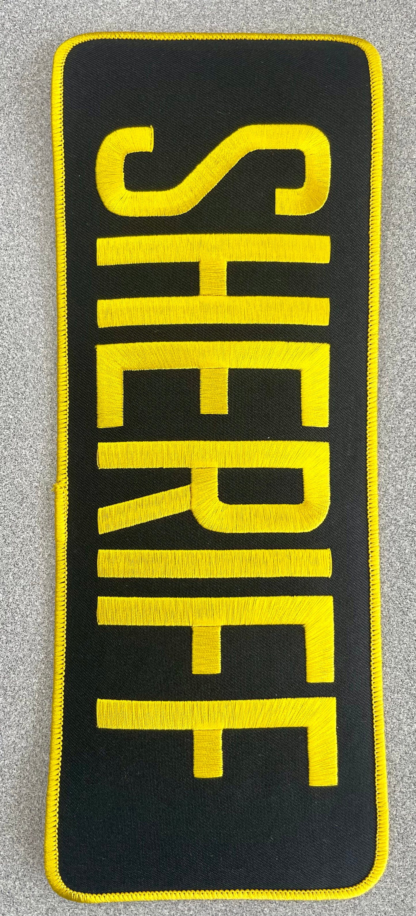 Police X Large Patch Lettering 4” x 11”