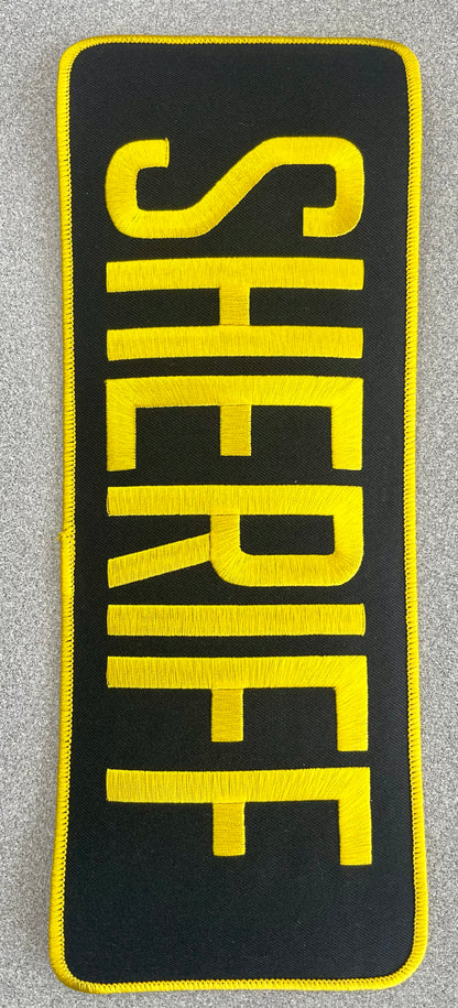 Police X Large Patch Lettering 4” x 11”