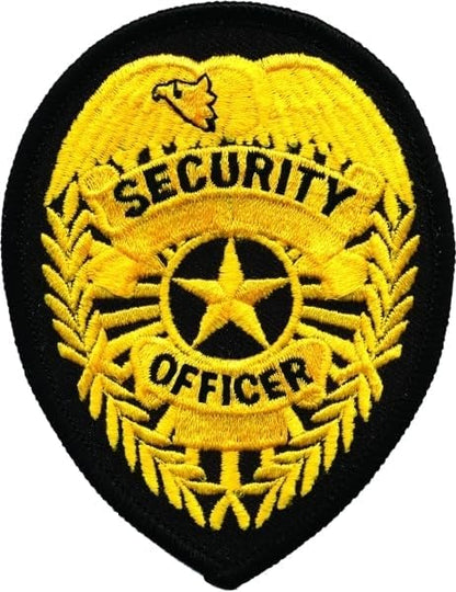 S.O. Patch, security officer, police officer, textile embroidery patch