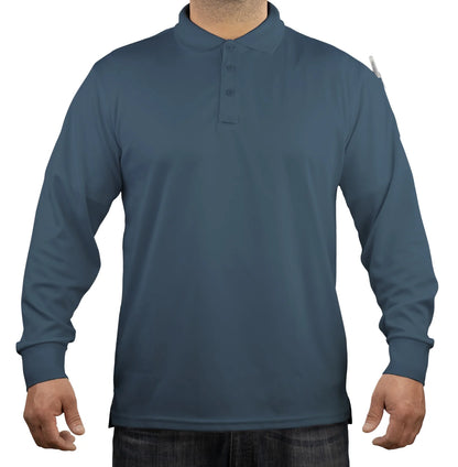 Poly/Cotton Tactical Performance Long Sleeve Polo Shirt
