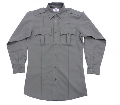 100% Polyester Long Sleeve Zippered Uniform Shirts