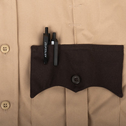 100% Polyester Two Tone Short Sleeve Uniform Shirt