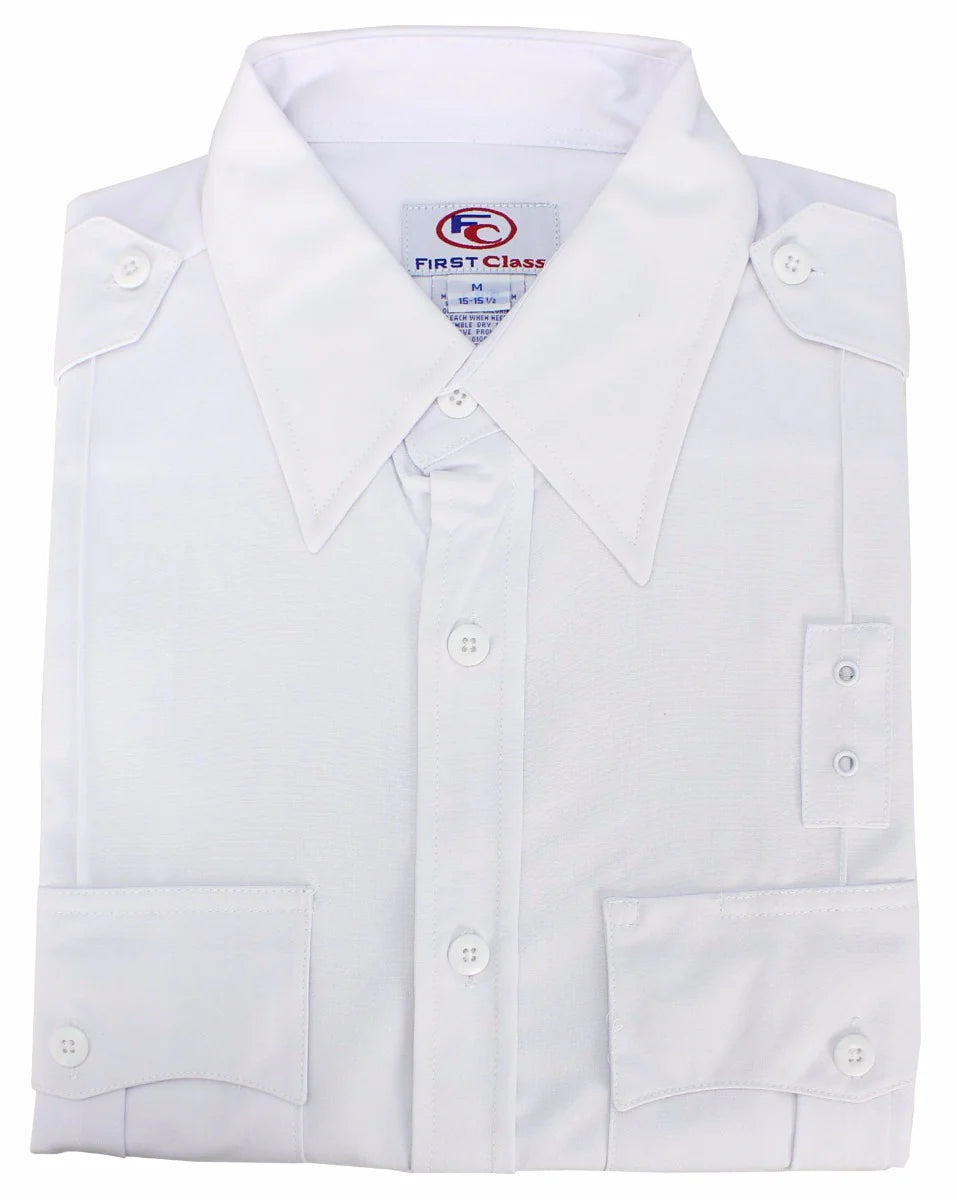 65% Polyester 35% Rayon Uniform Long Sleeve Shirt