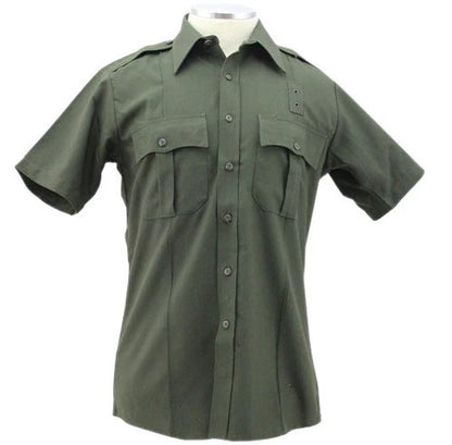 65% Polyester 35% Rayon Uniform Short Sleeve Shirt
