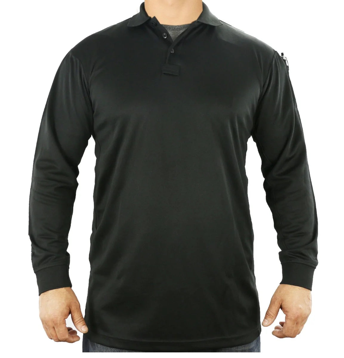 Poly/Cotton Tactical Performance Long Sleeve Polo Shirt