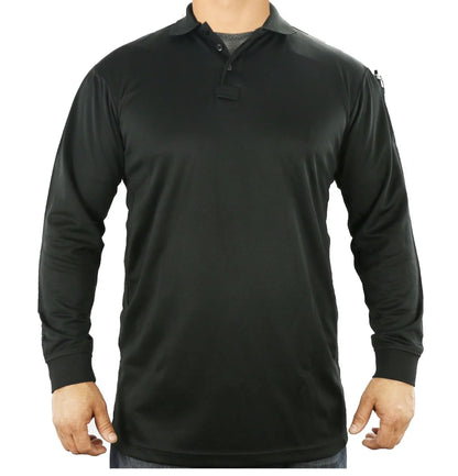 Poly/Cotton Tactical Performance Long Sleeve Polo Shirt