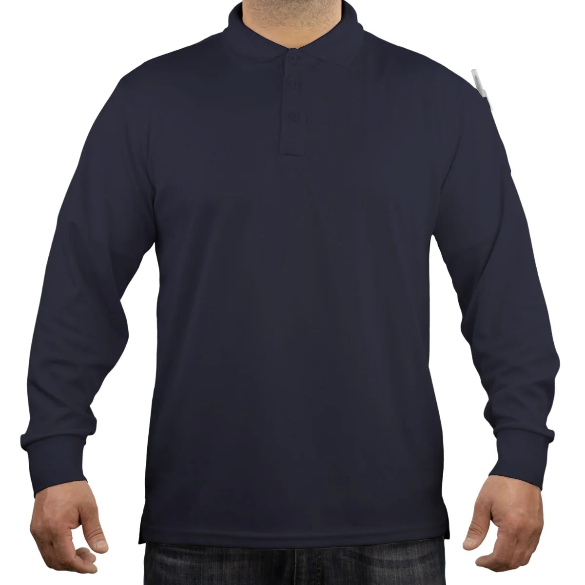 Poly/Cotton Tactical Performance Long Sleeve Polo Shirt