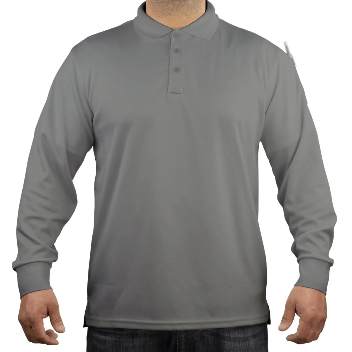 Poly/Cotton Tactical Performance Long Sleeve Polo Shirt