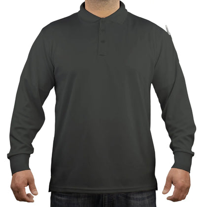 Poly/Cotton Tactical Performance Long Sleeve Polo Shirt