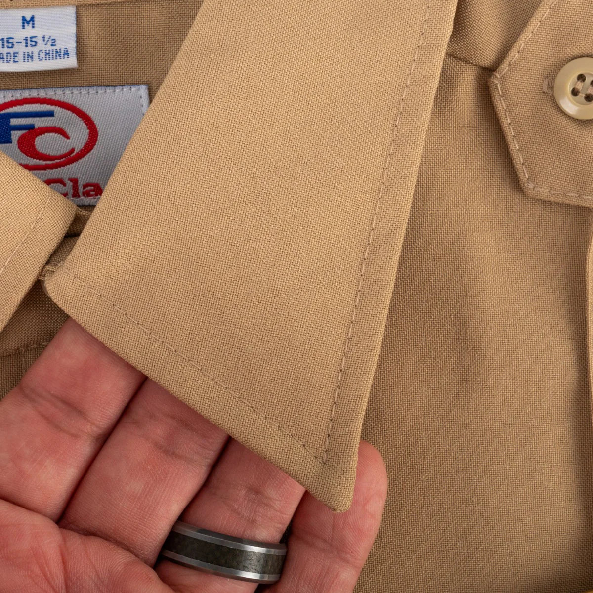 100% Polyester Long Sleeve Uniform Shirt